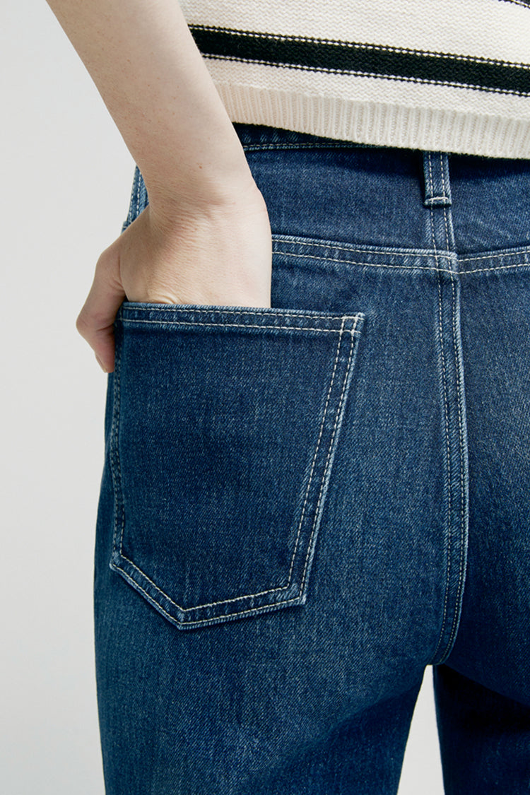 Barbara High Rise Bootcut Jeans HJ004 - JUSTLUXURY