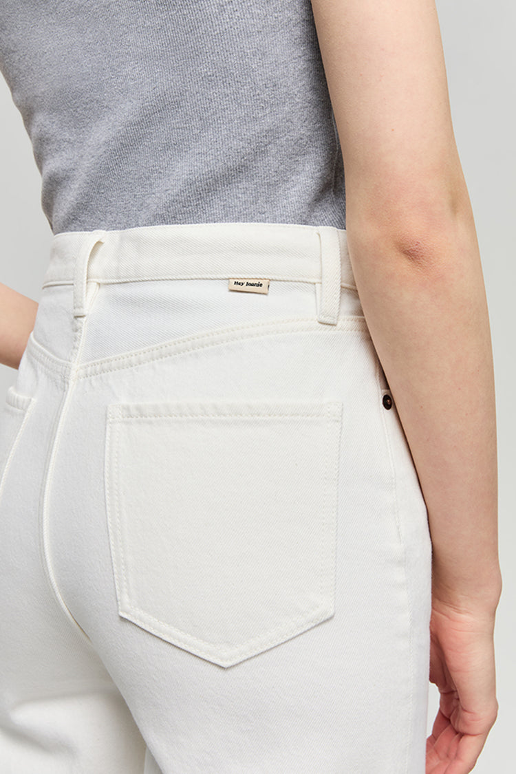 The Cityer Crop Wide Jeans HJ009 - JUSTLUXURY
