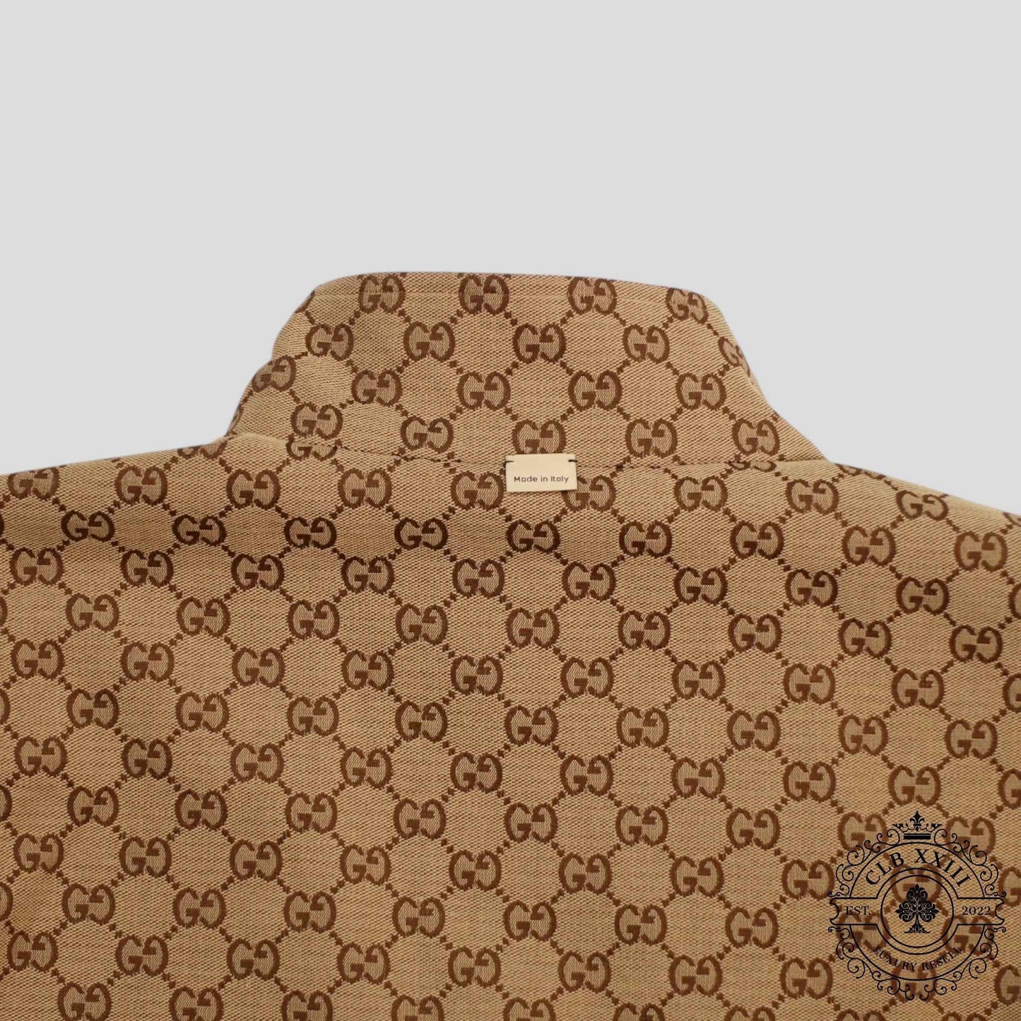 Gucci GG Supreme Canvas Reversible Jacket in Brown