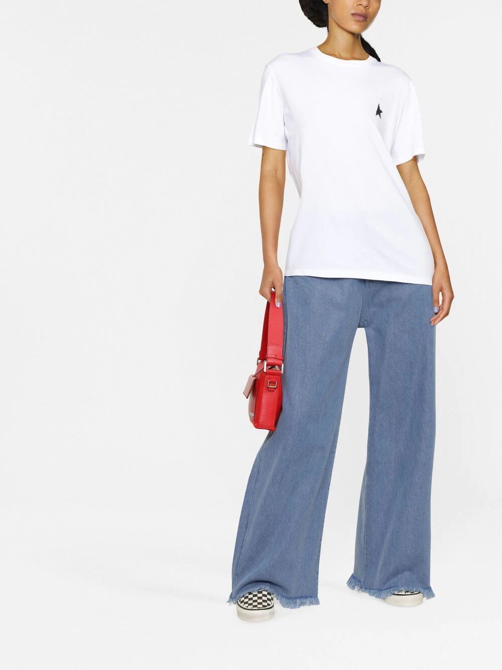 Golden Goose Women Star Collection T-Shirt With Star Print