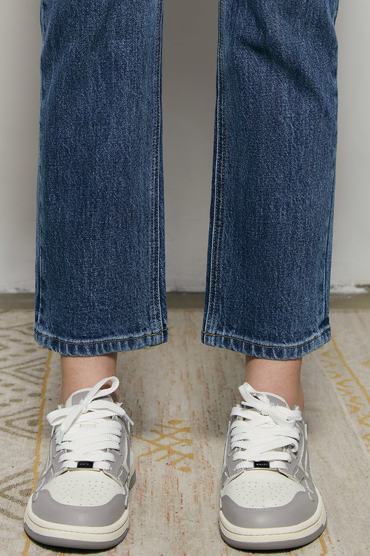 Activity Grrrl High Rise Kick Crop Jeans HJ017 - JUSTLUXURY