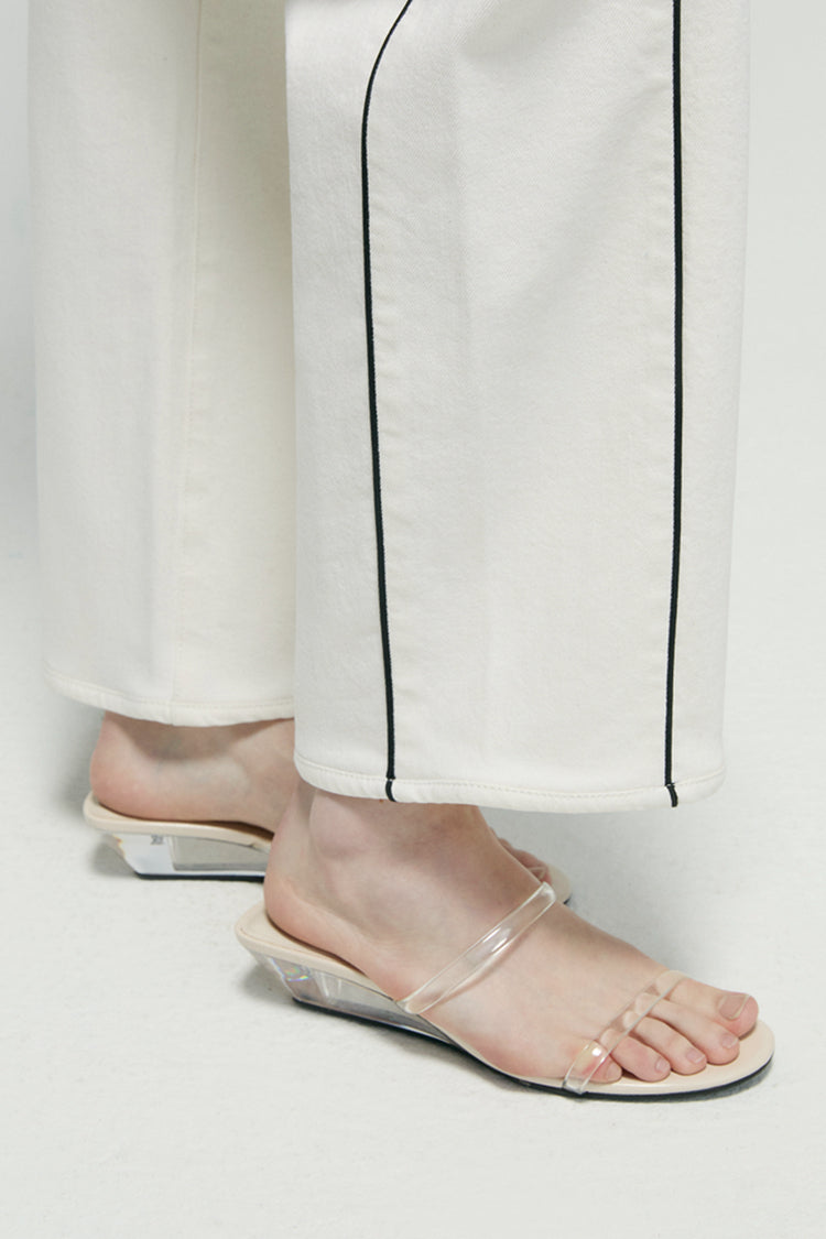 Crush Curve Ankle Jeans HJ052 - JUSTLUXURY