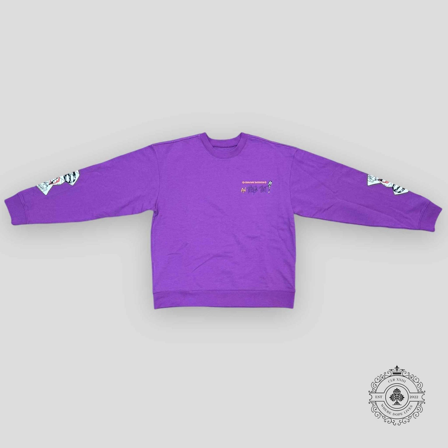 Chrome Hearts Matty Boy An That's That Crewneck in Purple