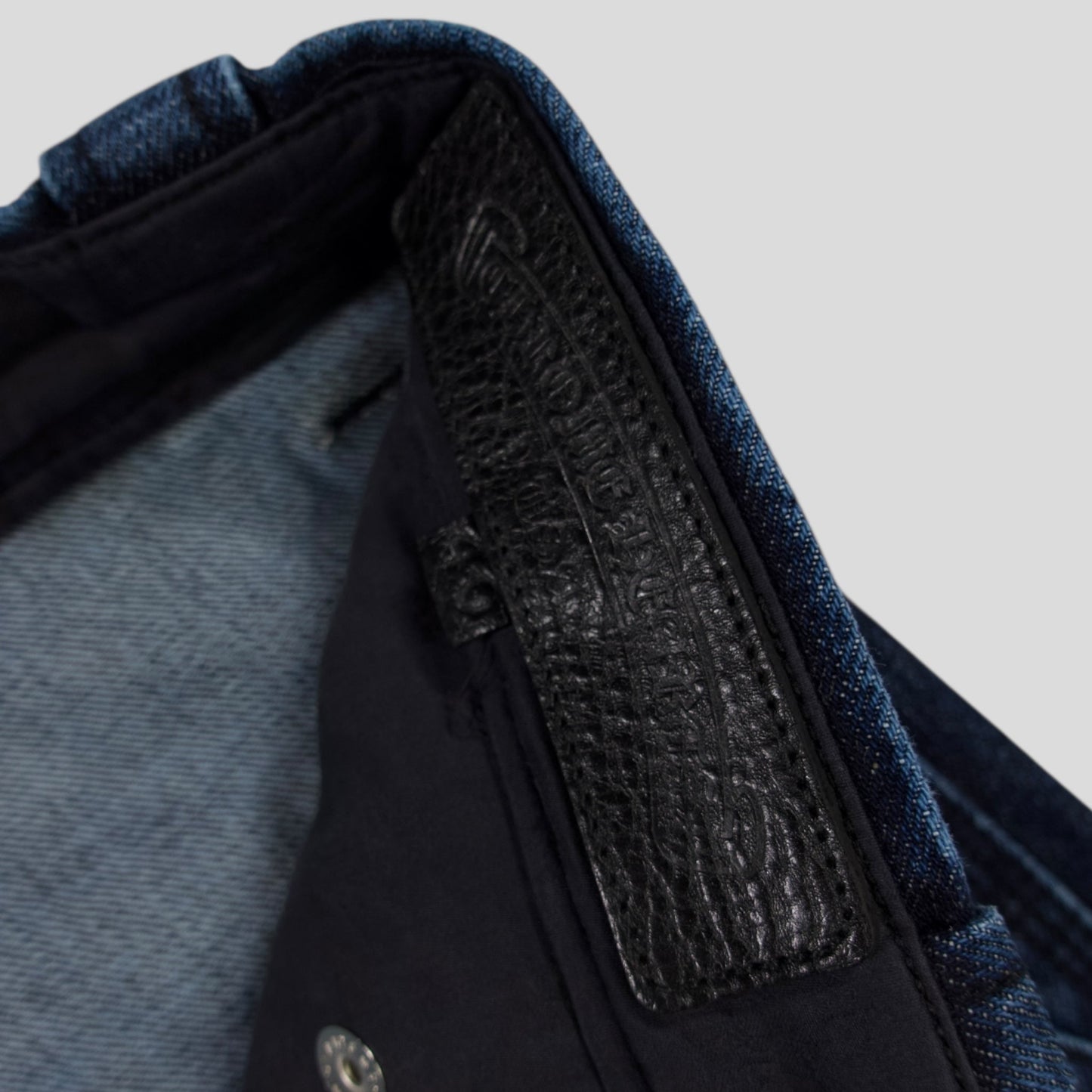 Chrome Hearts Double Turbo Diesel Carpenter Pants in Dark Wash
