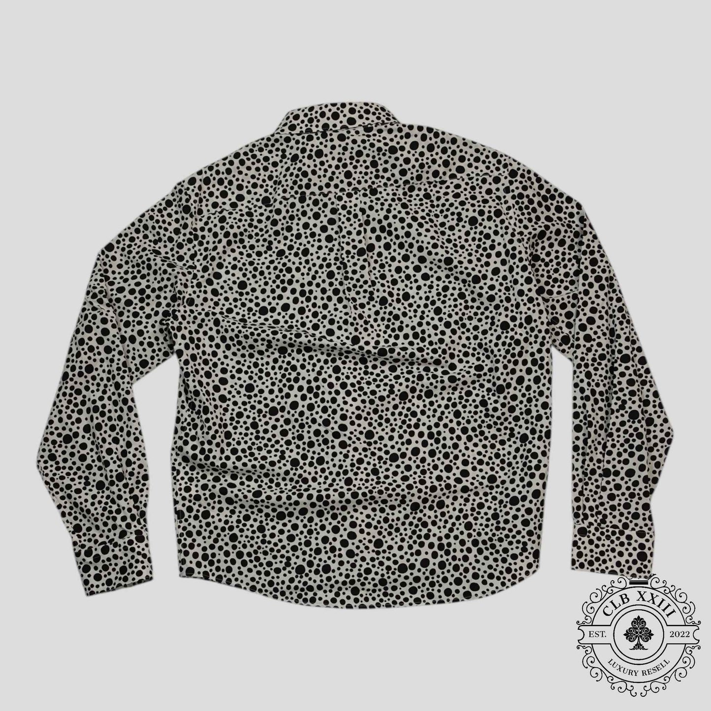 Louis Vuitton Infinity Dots Zipped Shirt in White