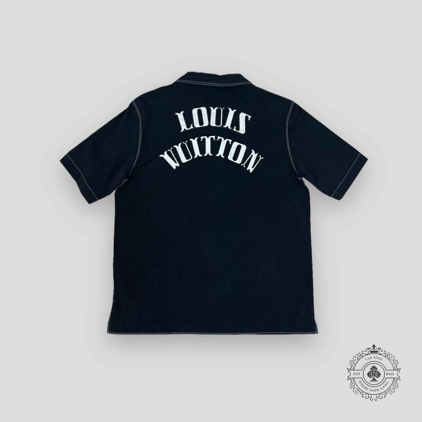 Louis Vuitton Embroidered Short-Sleeved Shirt