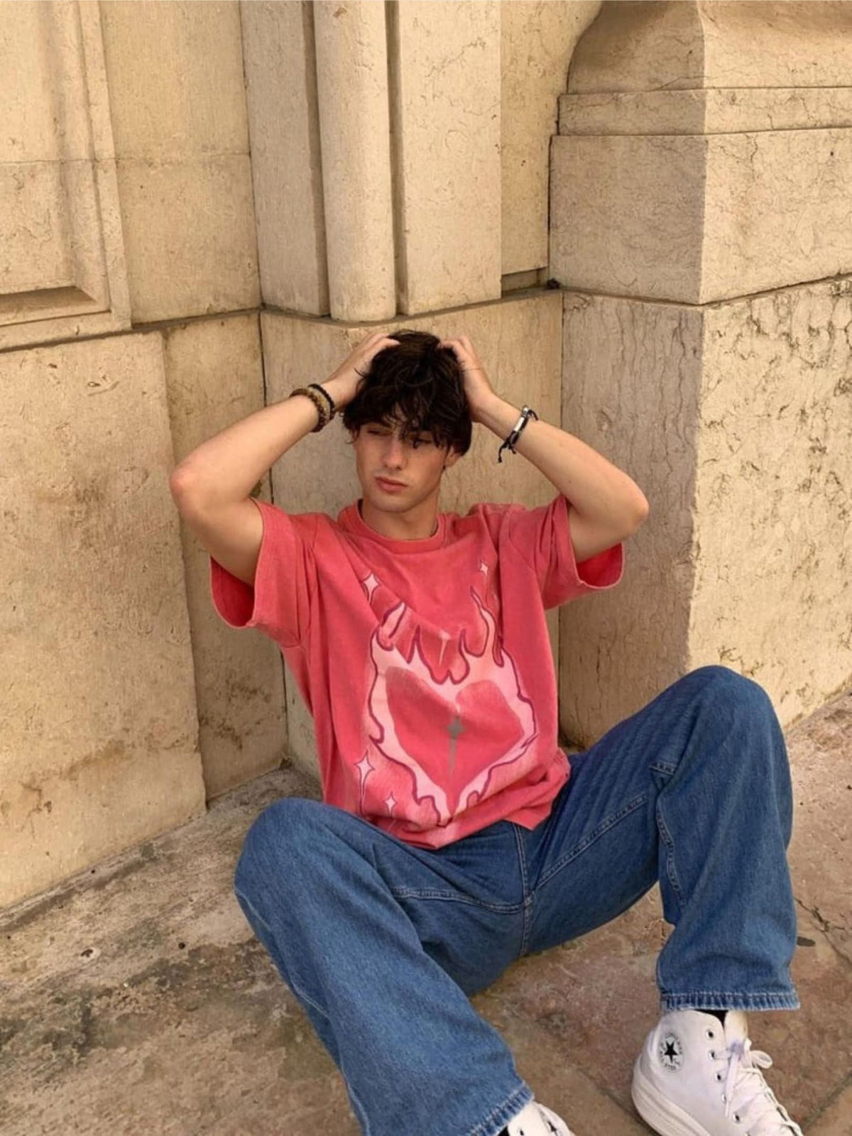 T-Shirt Heart Flame