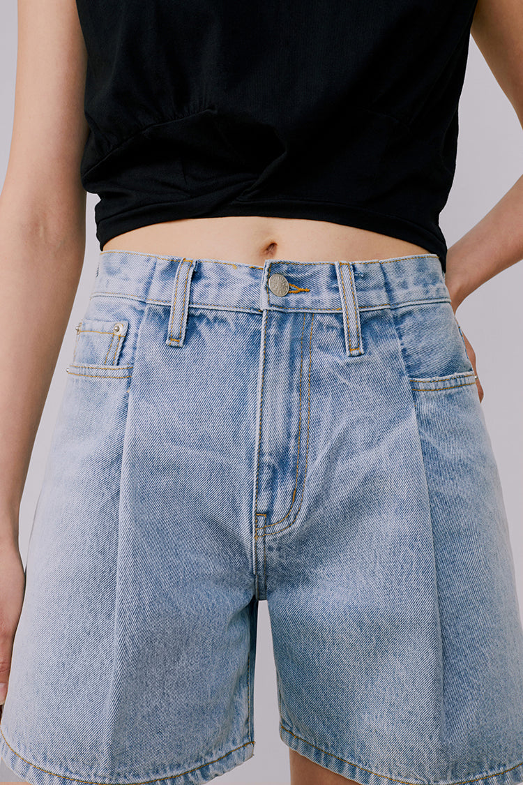 The Pleated Fun Short HJ117 - JUSTLUXURY