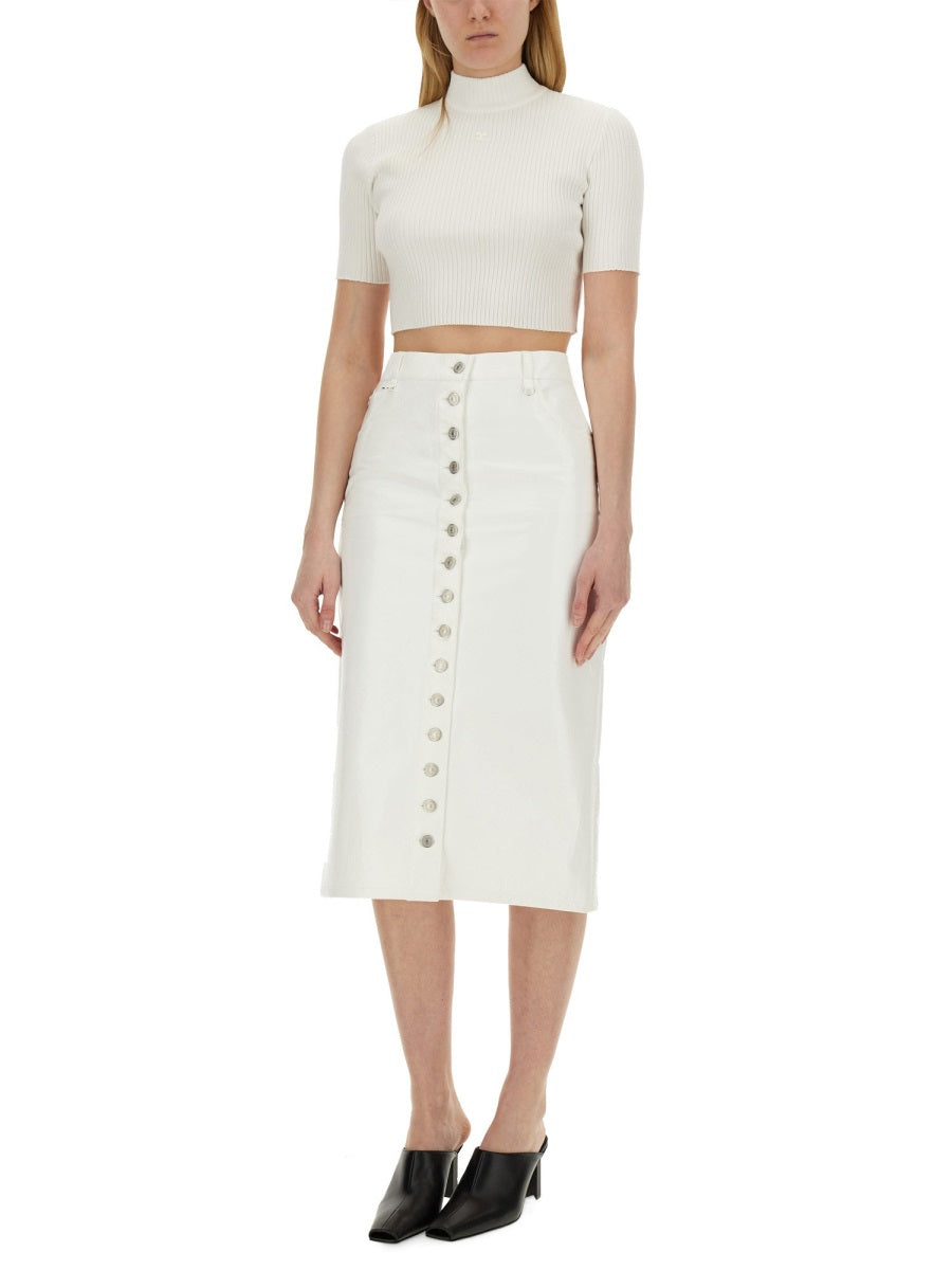Courreges Women Top Cropped