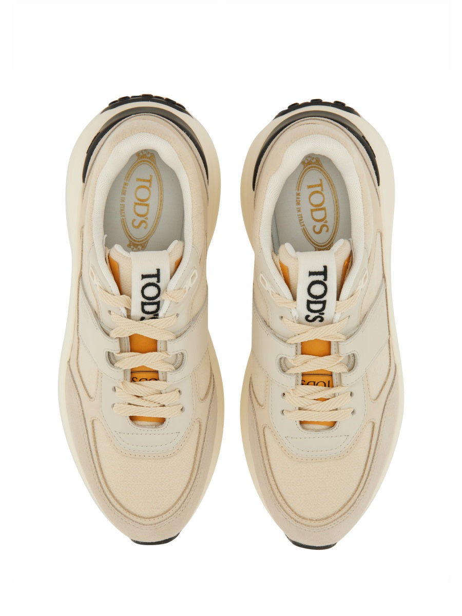 Tod's Women Fabric And Suede Sneaker