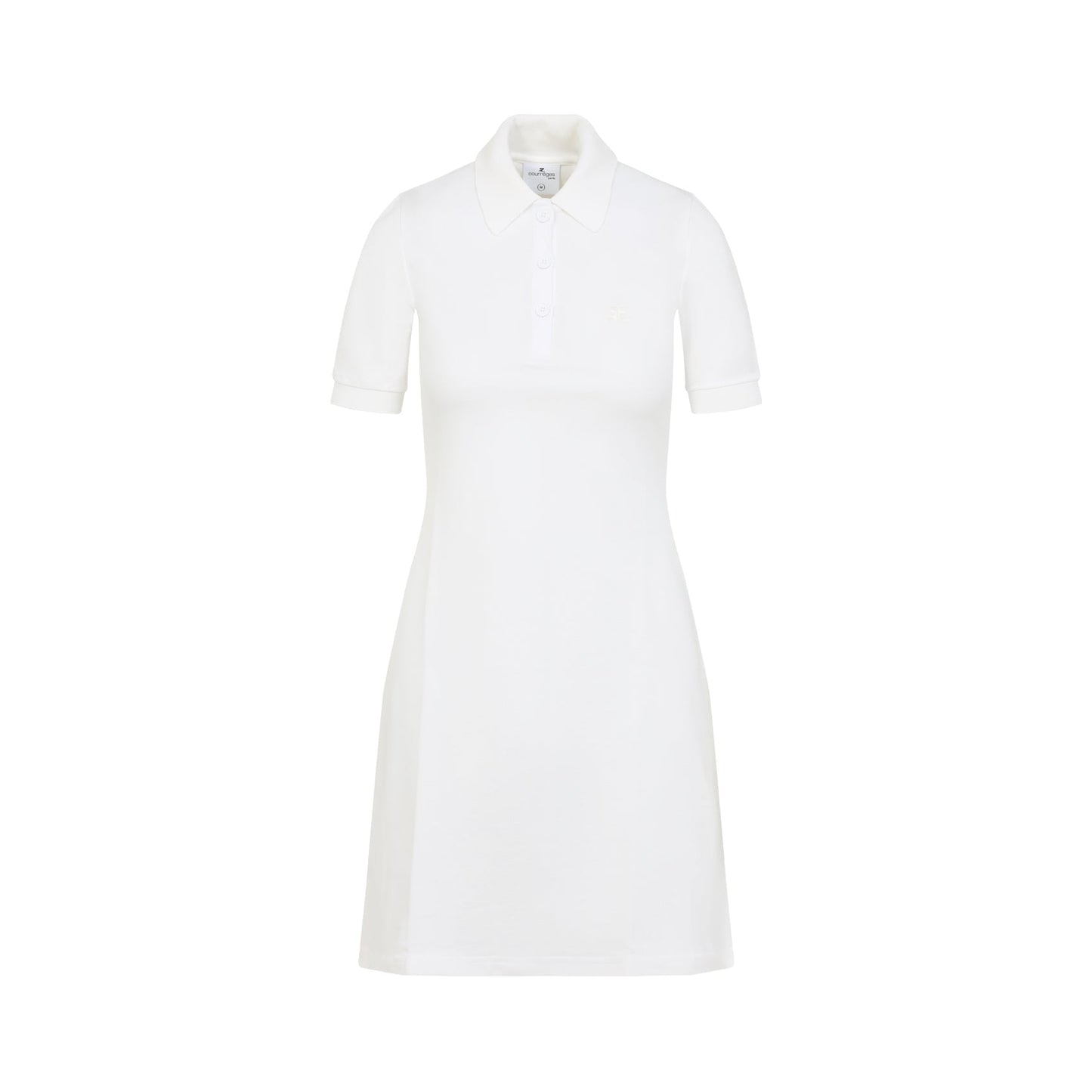 Courreges Piqué Polo Dress Women