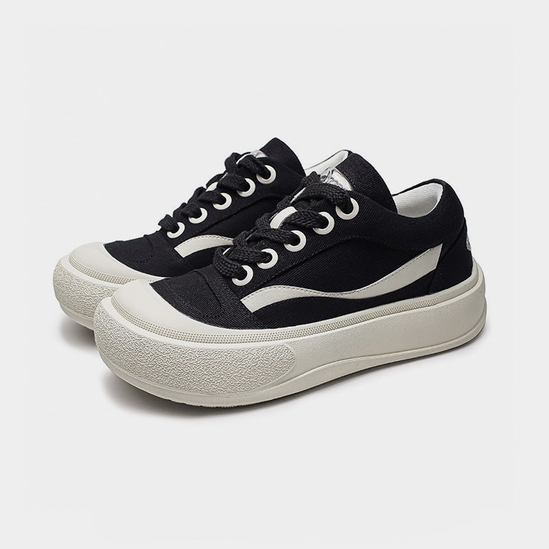 Bubble Thick Sole Bread Sneakers - Luxury Oversized Puffy Skate Shoes | LuxuryUrbanwear - Luxuryurbanwear