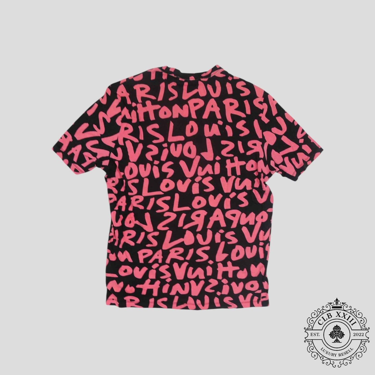Louis Vuitton Stephen Sprouse Graffiti Tee in Black/Pink