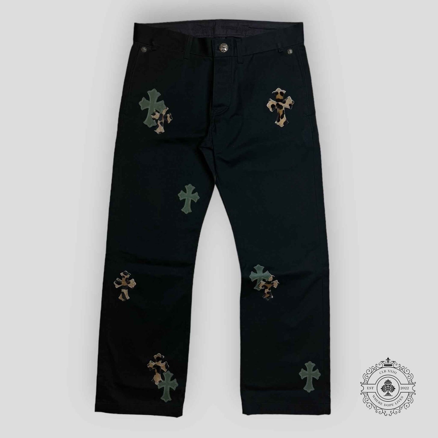 Chrome Hearts Cross Patch Chino Pants