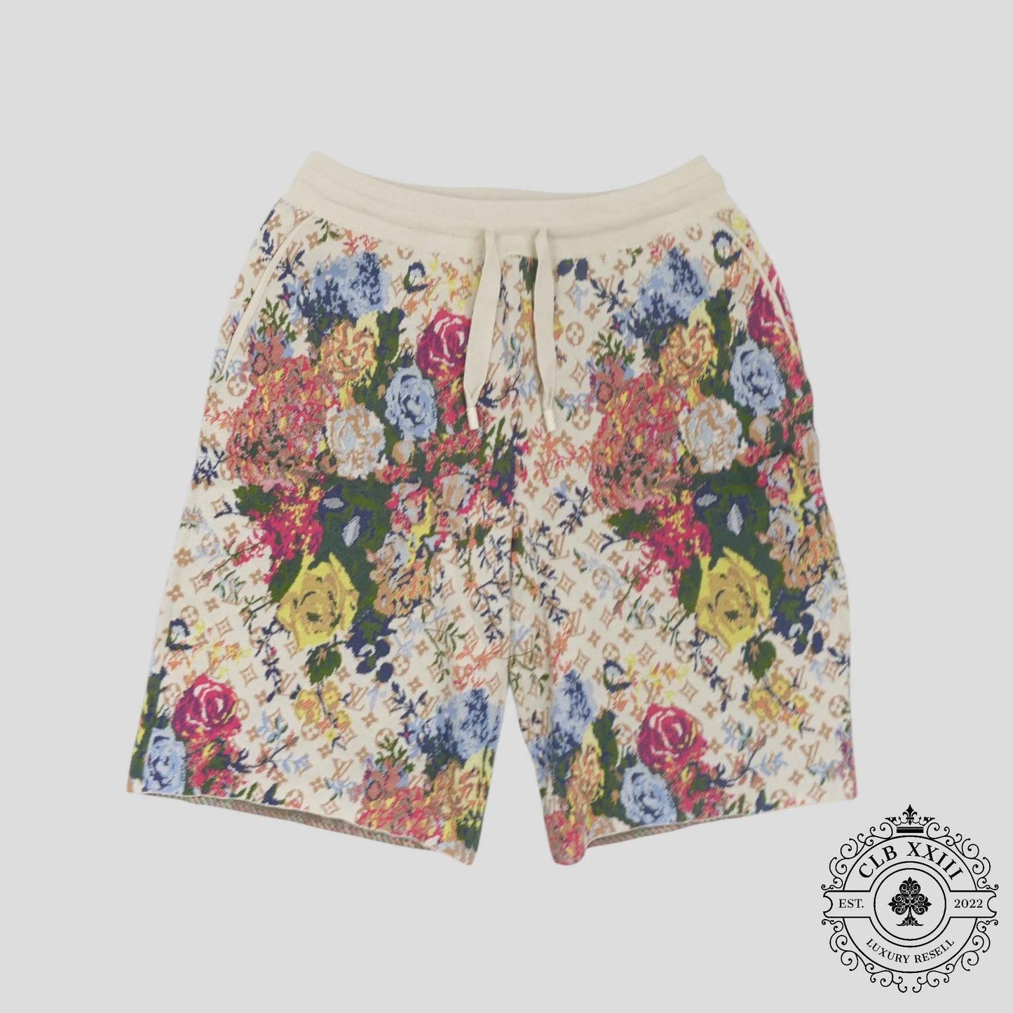 Louis Vuitton Flower Graphic Shorts in Multicolor