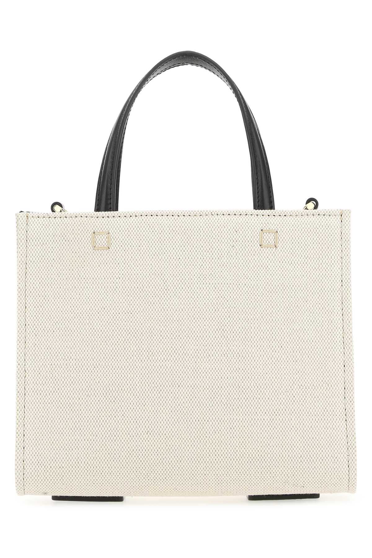 Givenchy Women Ivory Canvas Mini G-Tote Handbag - JUSTLUXURY
