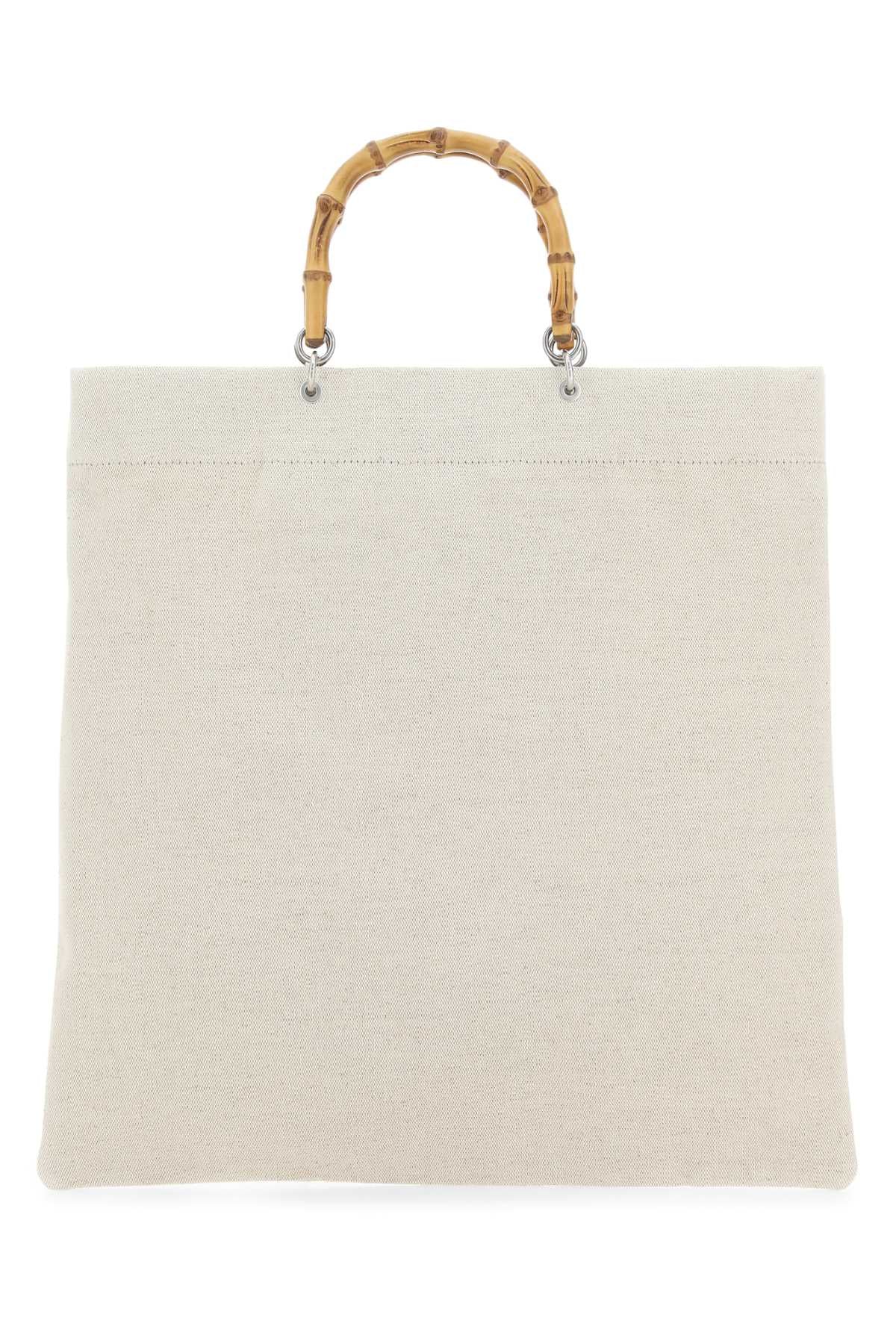 Jil Sander Men Sand Canvas Handbag - JUSTLUXURY