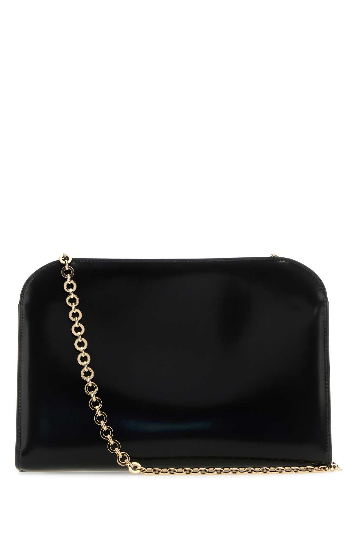 Salvatore Ferragamo Women Black Leather Clutch