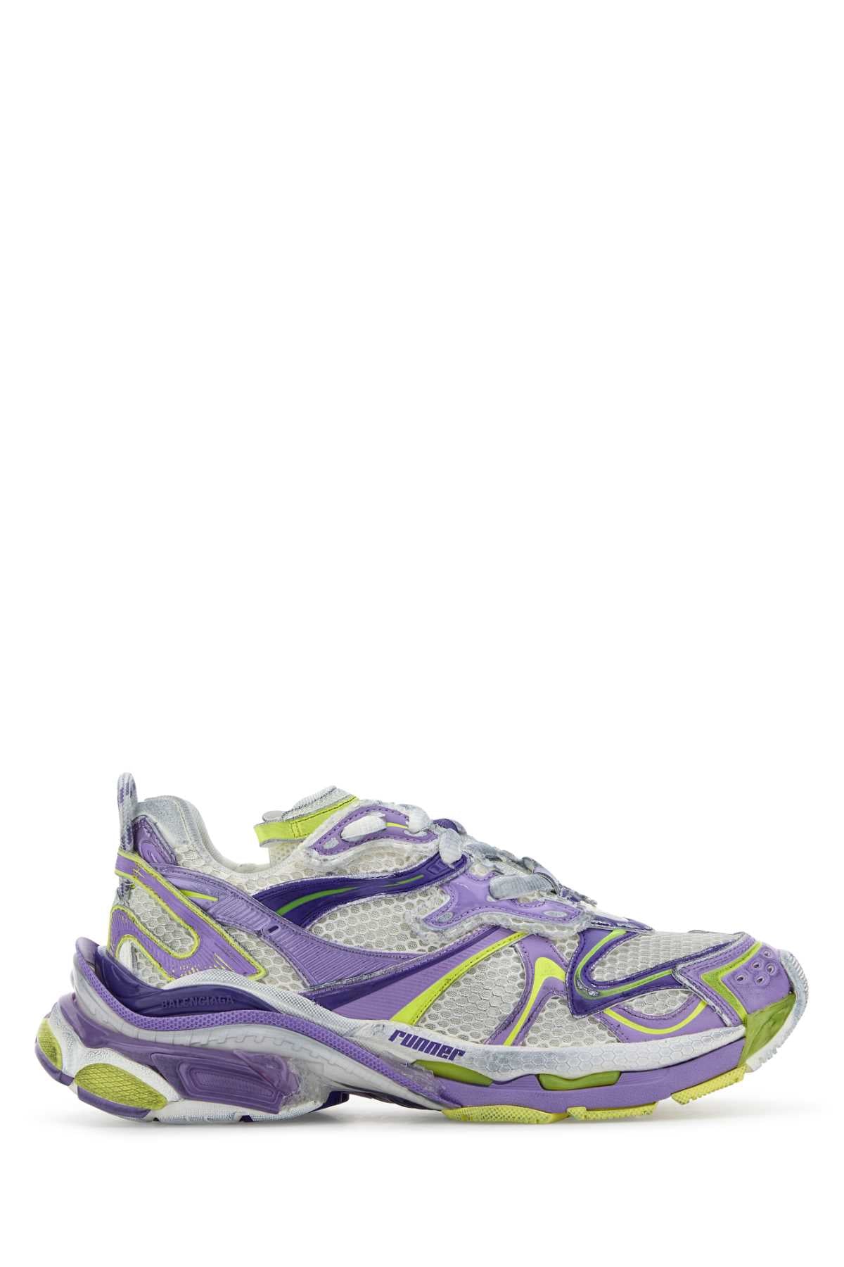 Balenciaga Women Multicolor Runner 2 Sneakers