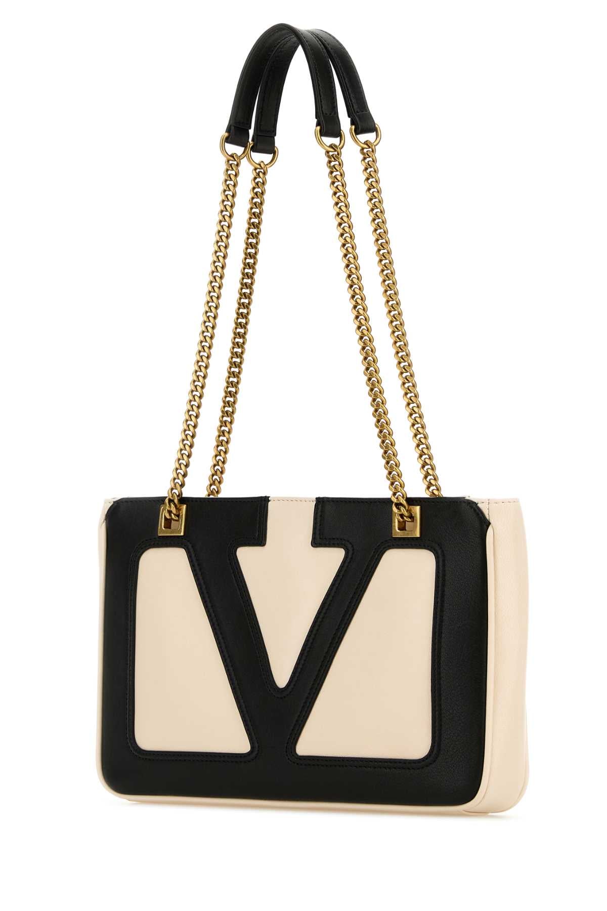 Valentino Garavani Women Ivory Nappa Leather Small Viva Superstar Shoulder