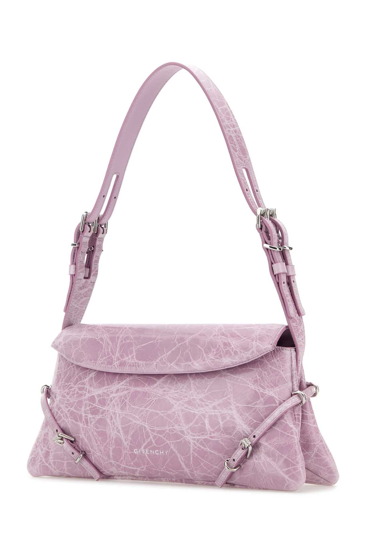 Givenchy Women Lilac Leather P’Tit Voyou Shoulder Bag