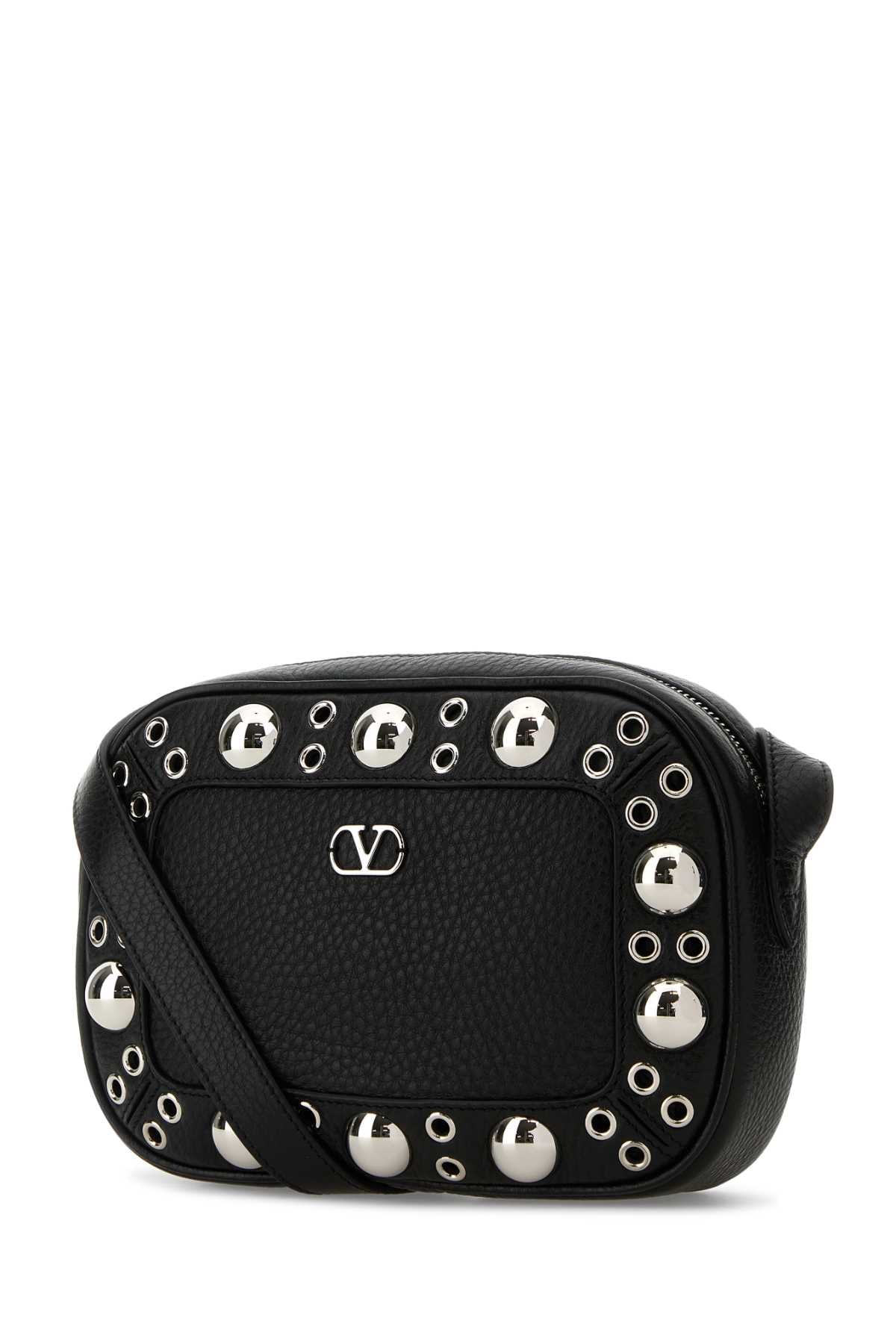 Valentino Garavani Women Black Leather Nellcã´Te Crossbody Bag