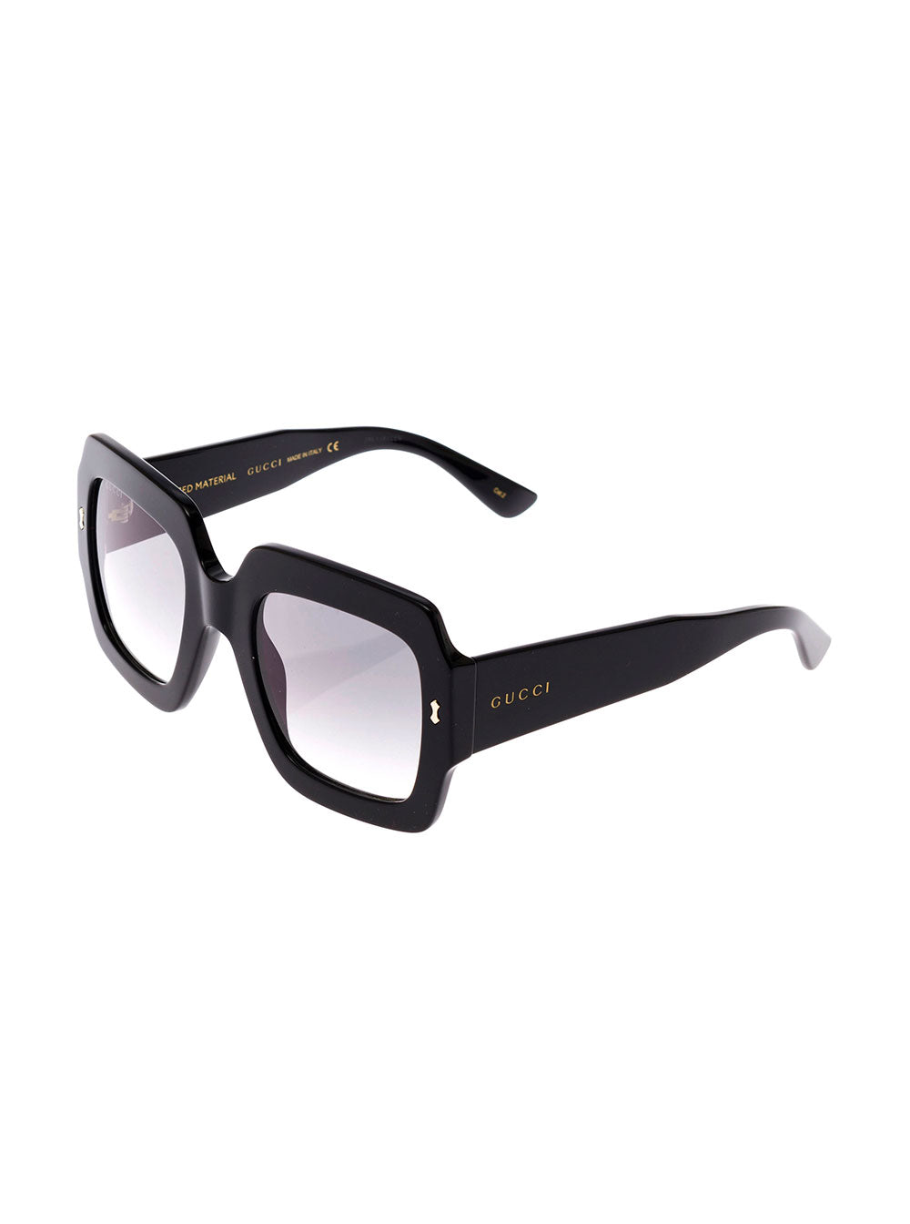 Gucci Women Gucci Woman's Black Acetate Sunglasses