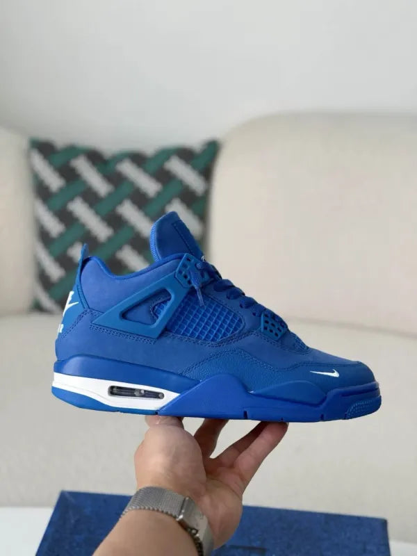 Air Jordan 4 x Nigel Sylvester “Brick By Brick” Sneakers – Blue