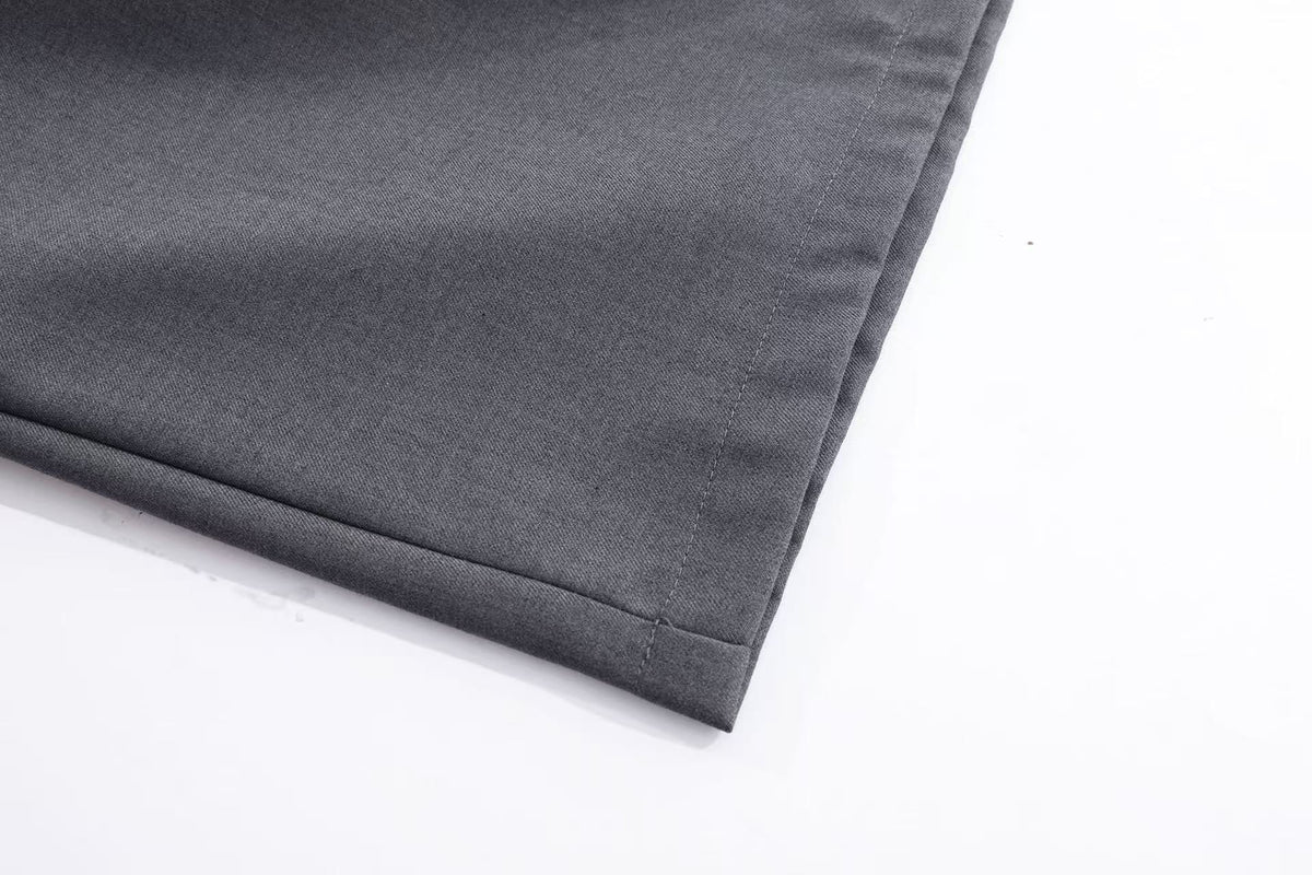 Unisex Pleated Balloon Wide-Leg Baggy Suit Pants