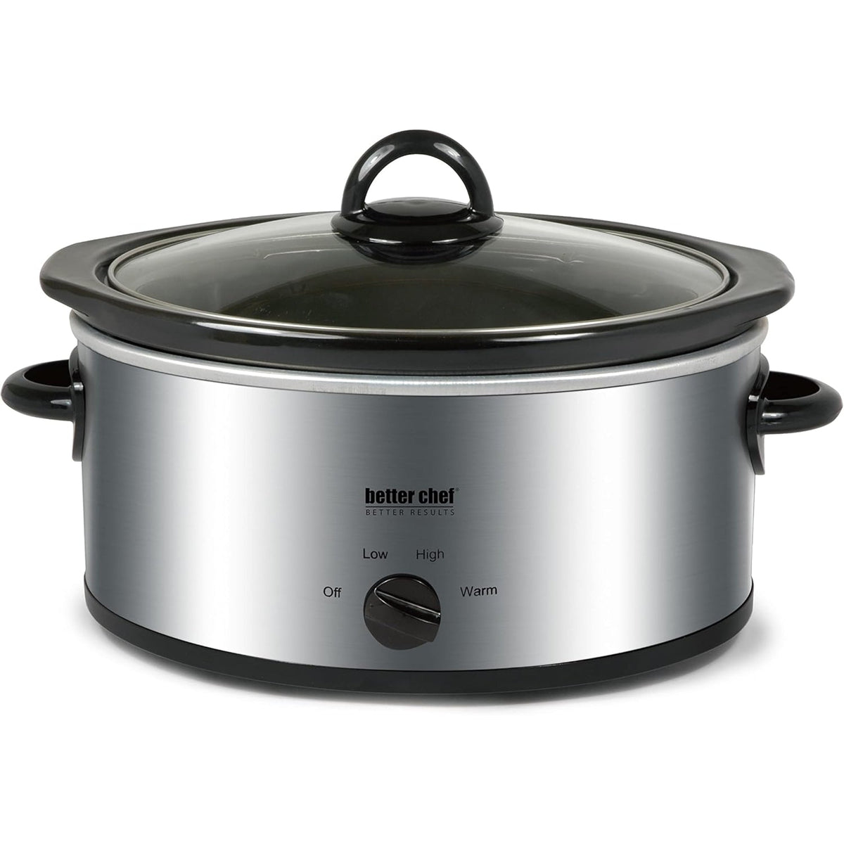 Better Chef 3-Quart Slow Cooker With Removable Stoneware Crock - Oval - IM-464S