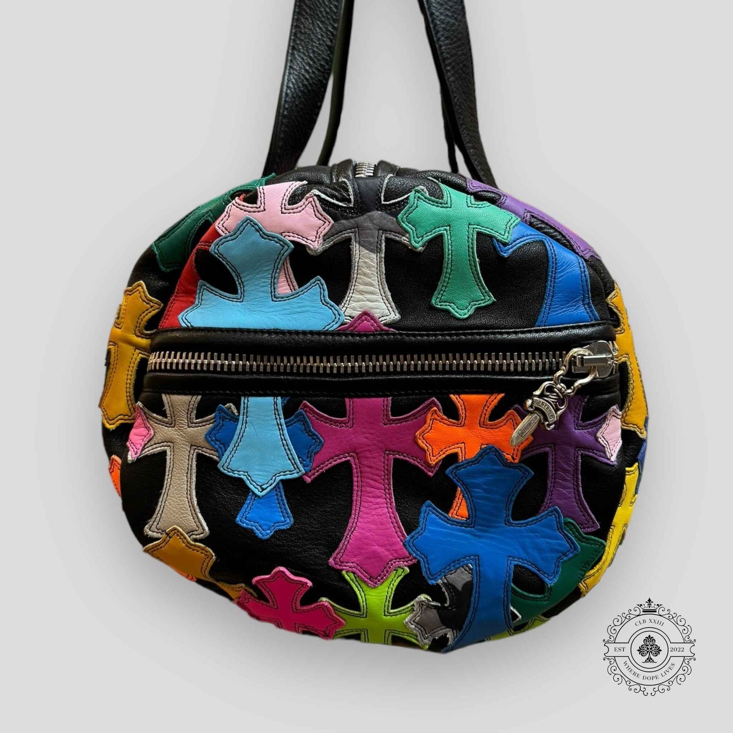 Chrome Hearts Multi-Color Cross Patch Mini Duffle