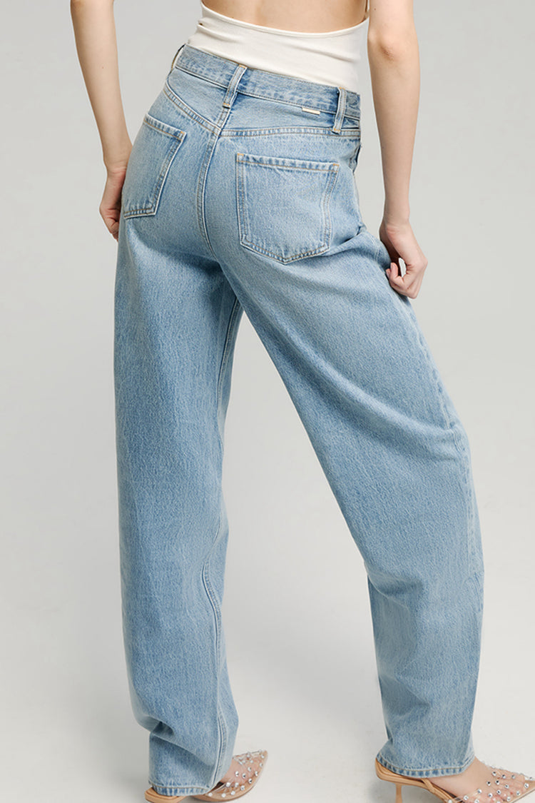 Moon Curve Jeans HJ031 - JUSTLUXURY