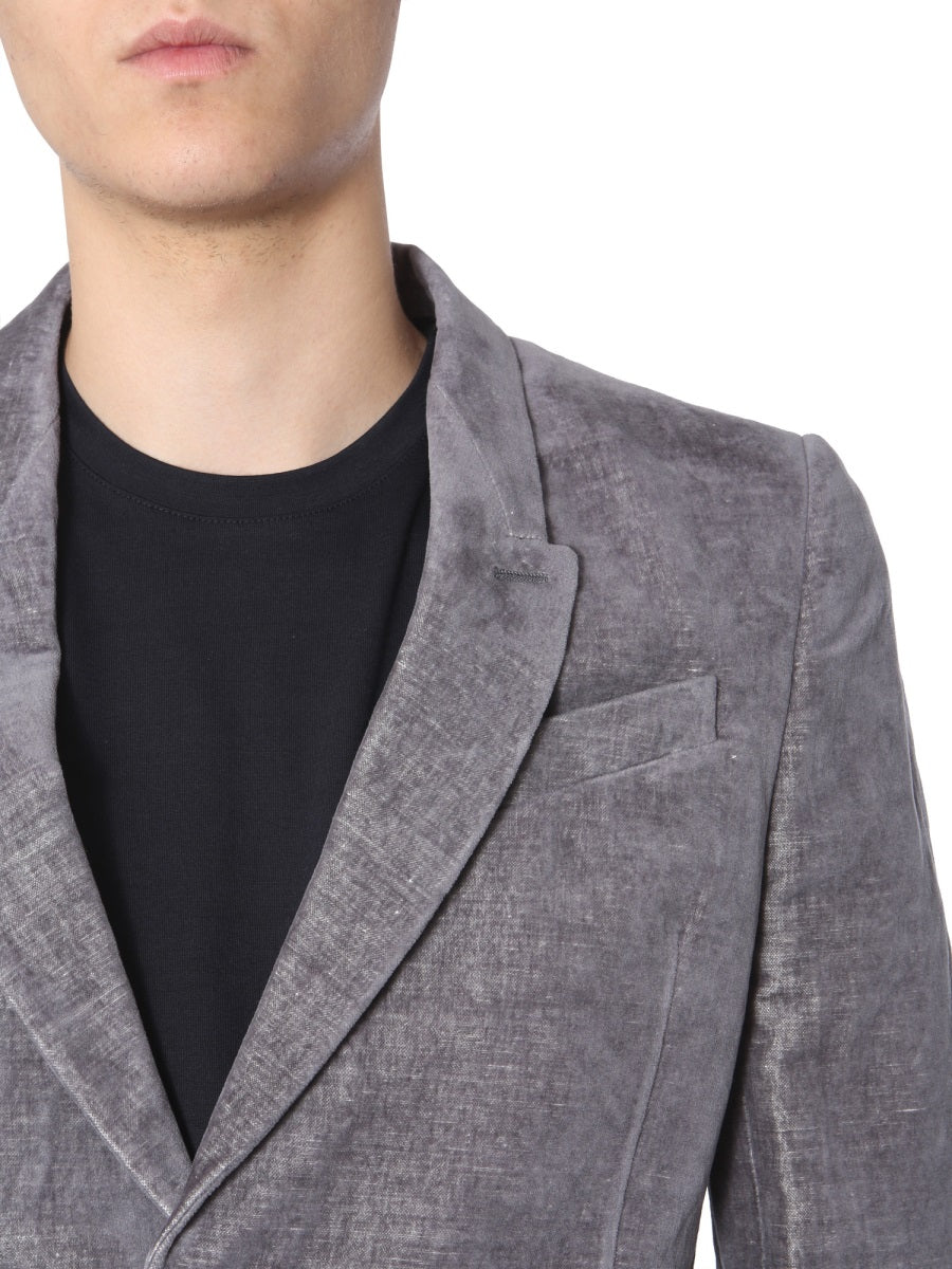 Rick Owens Men Single-Breasted Jacket