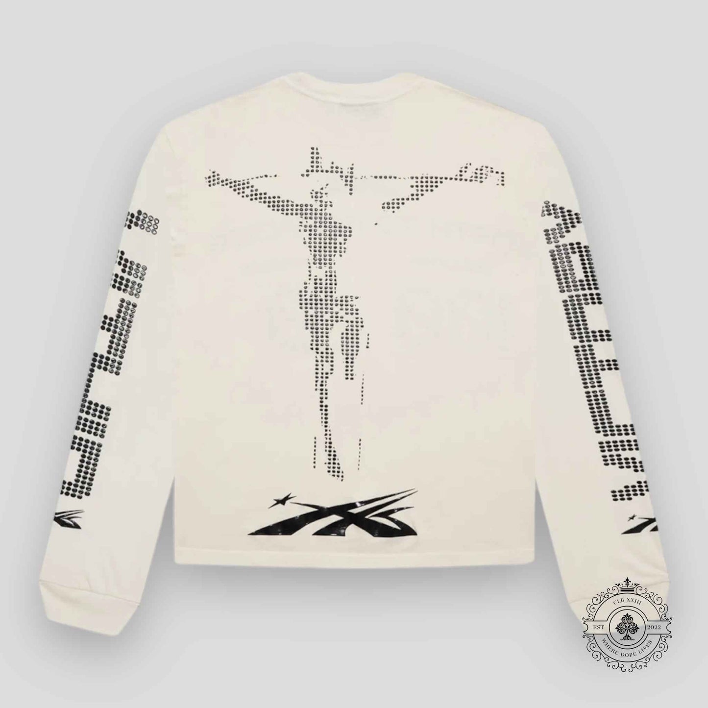 Hellstar Scoreboard L/S Shirt in White