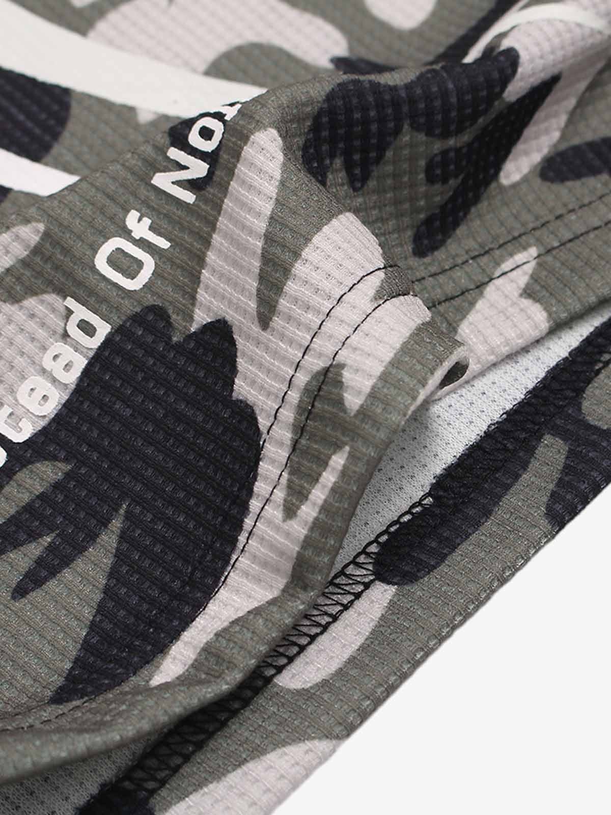 Long Sleeve Camo Skull