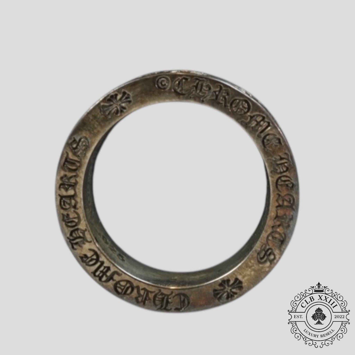 Chrome Hearts CH Forever Ring in Silver