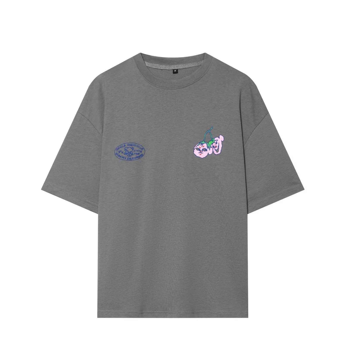 Printed Water Washed T-shirt