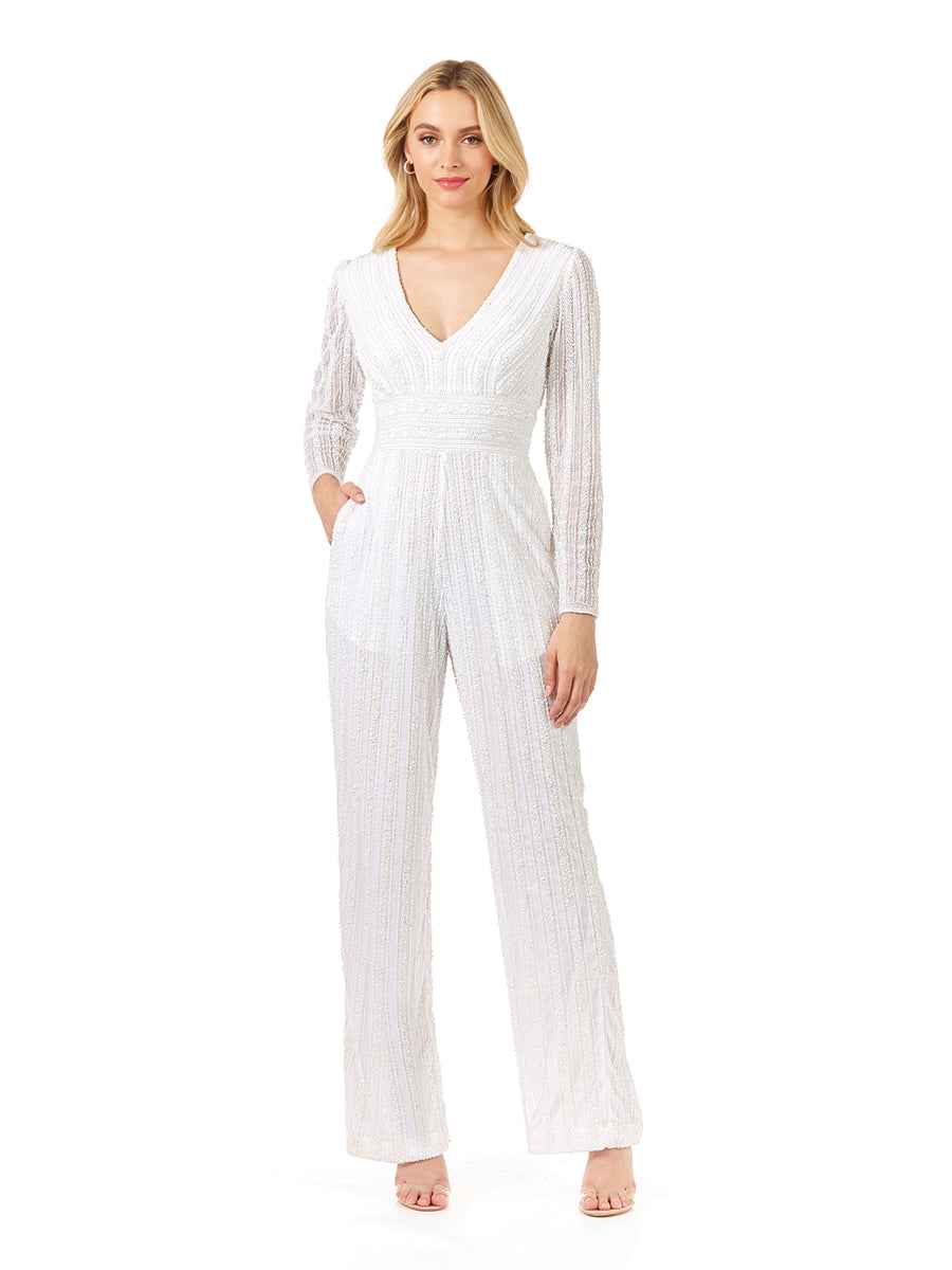 Long Sleeve Jump Suit - JUSTLUXURY