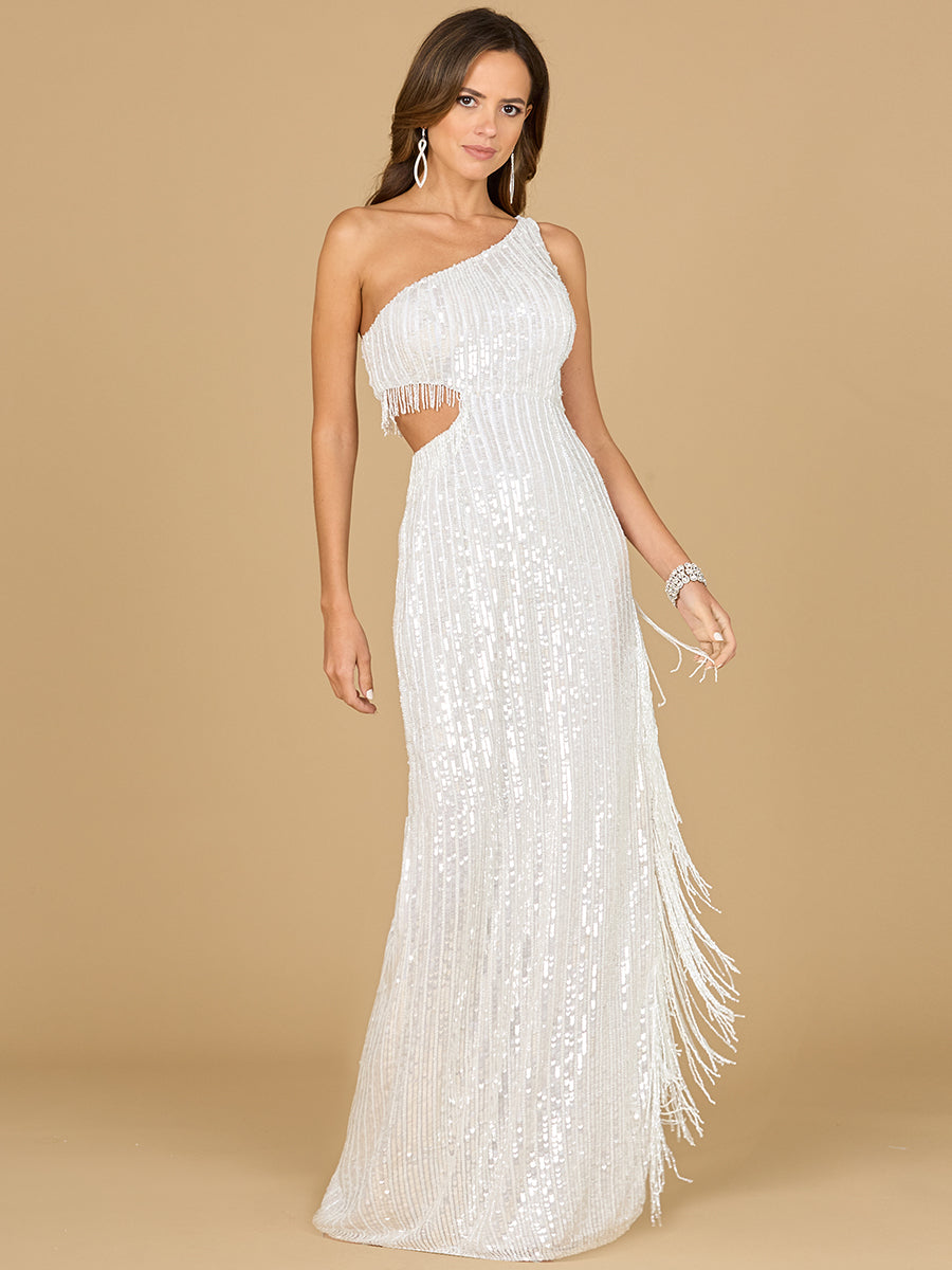 Wendy Fringe Bridal Dress - JUSTLUXURY