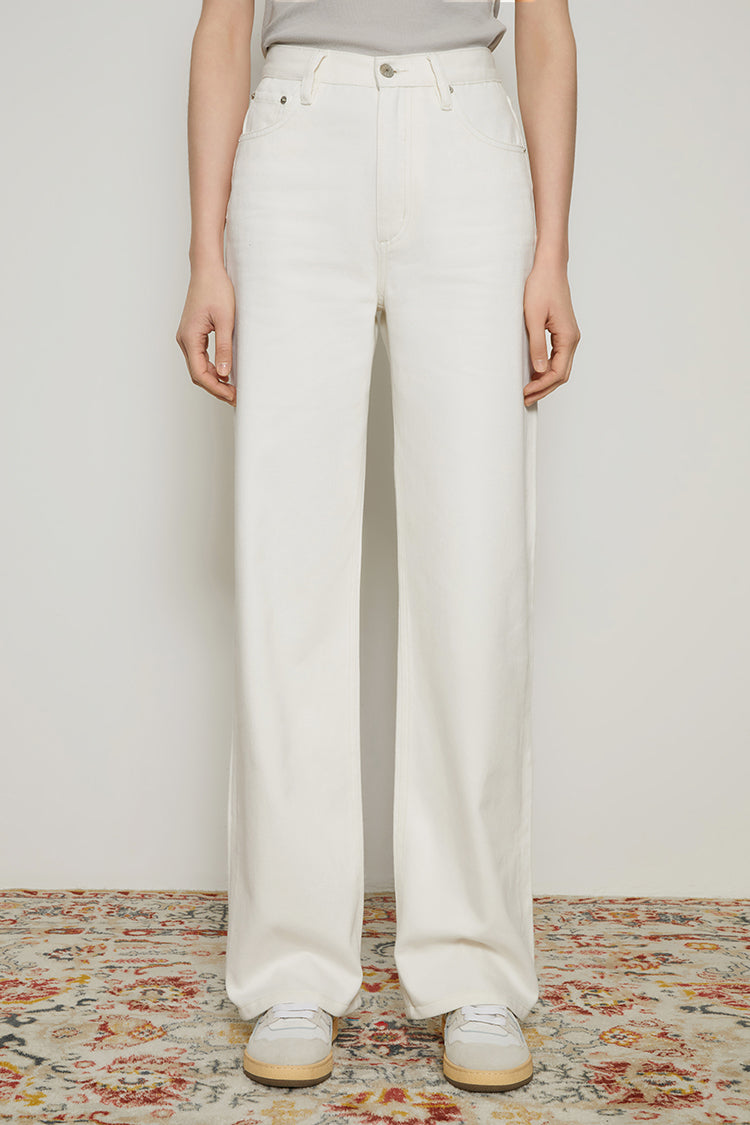 Coney Island Whitefish High Rise Wide Jeans HJ007 - JUSTLUXURY