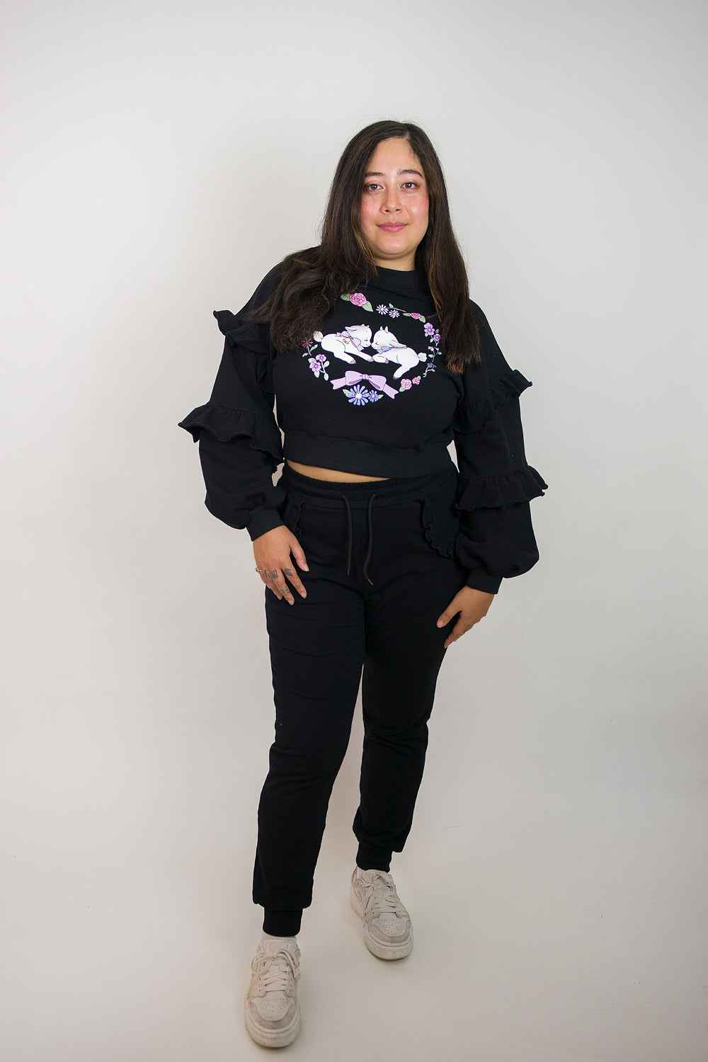 Black Heart Pocket Joggers