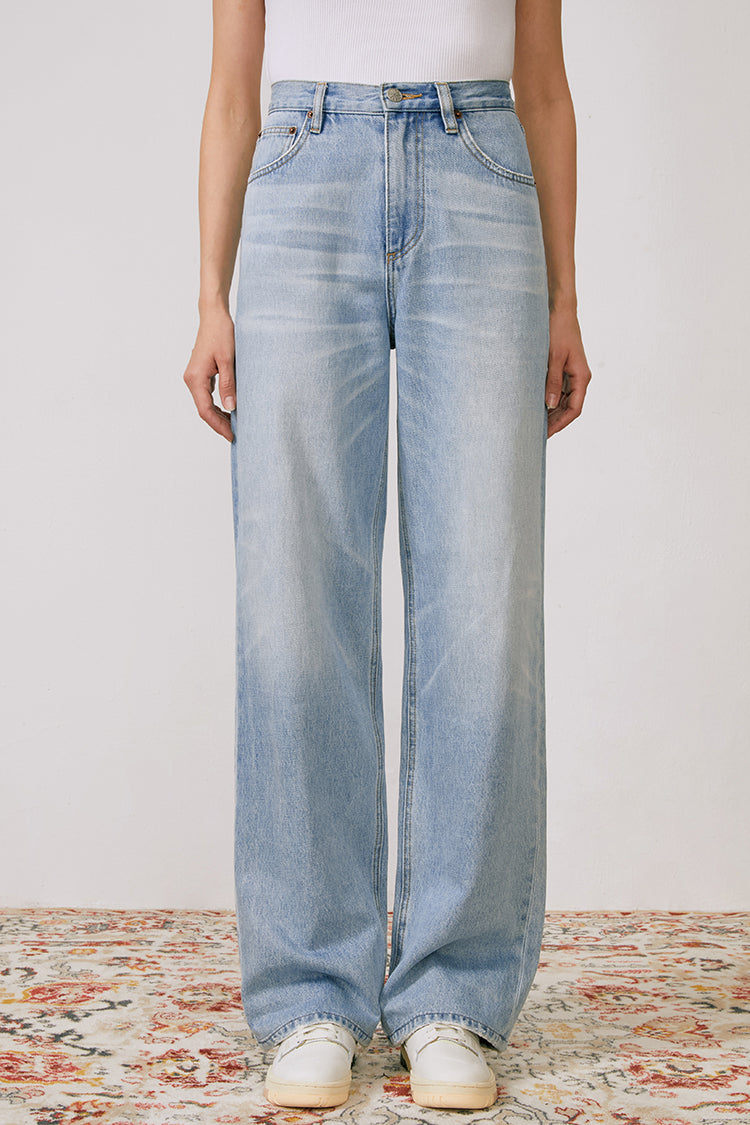 Coney Island Whitefish High Rise Wide Jeans HJ007 - JUSTLUXURY