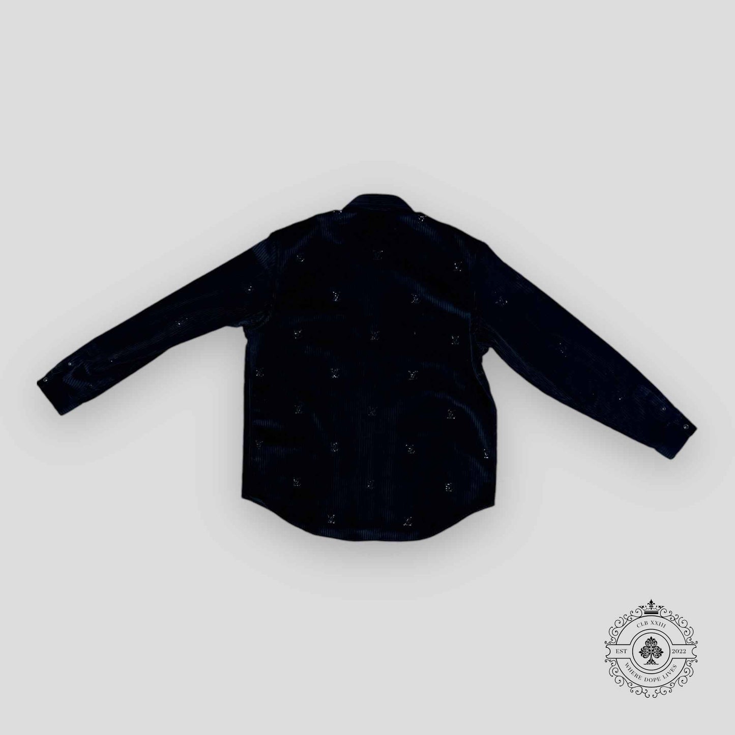 Louis Vuitton Button-Down Long-Sleeved Corduroy Shirt
