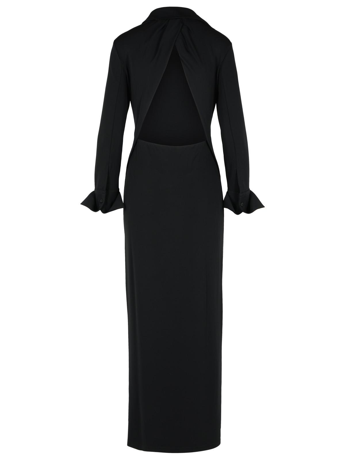 Sportmax 'Nias' Black Viscose Strech Dress Women