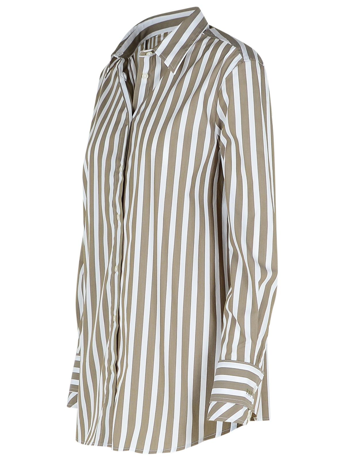 Fay Green Cotton Blend Shirt Women