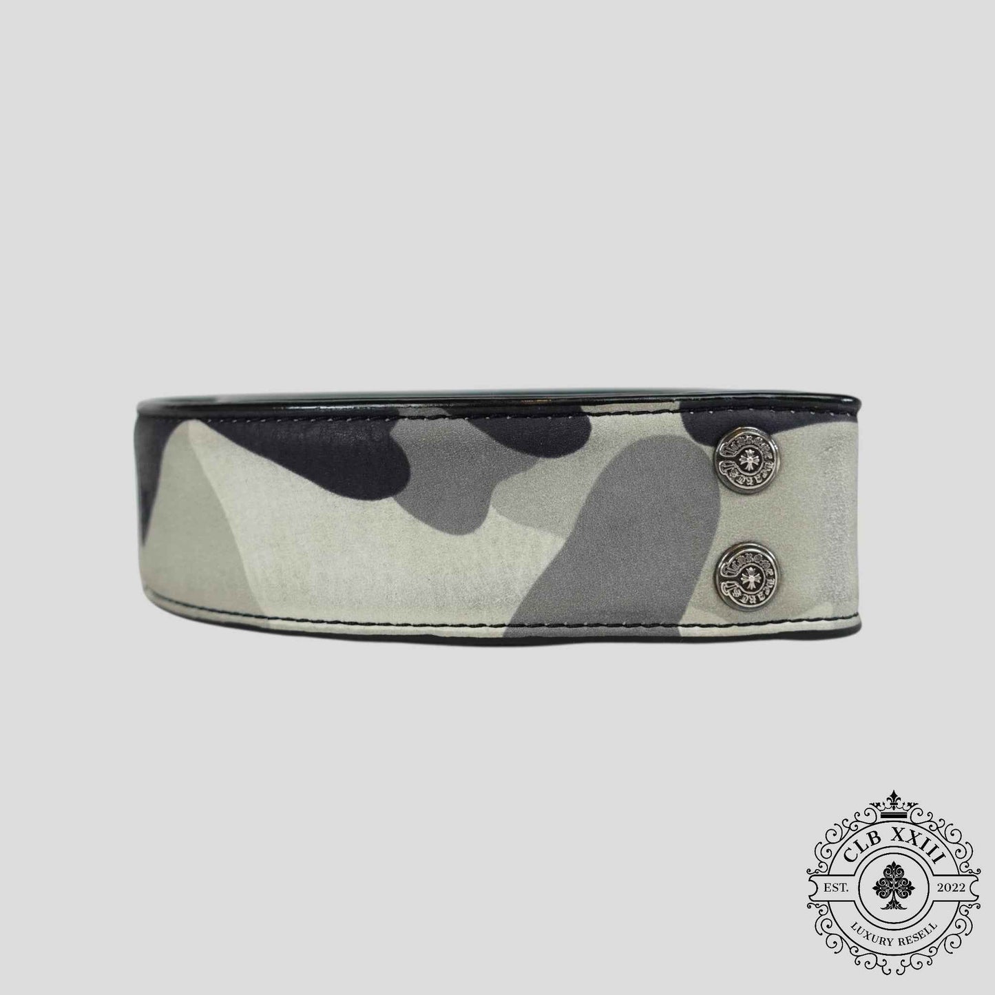 Chrome Hearts Snow Camo Belt Strap
