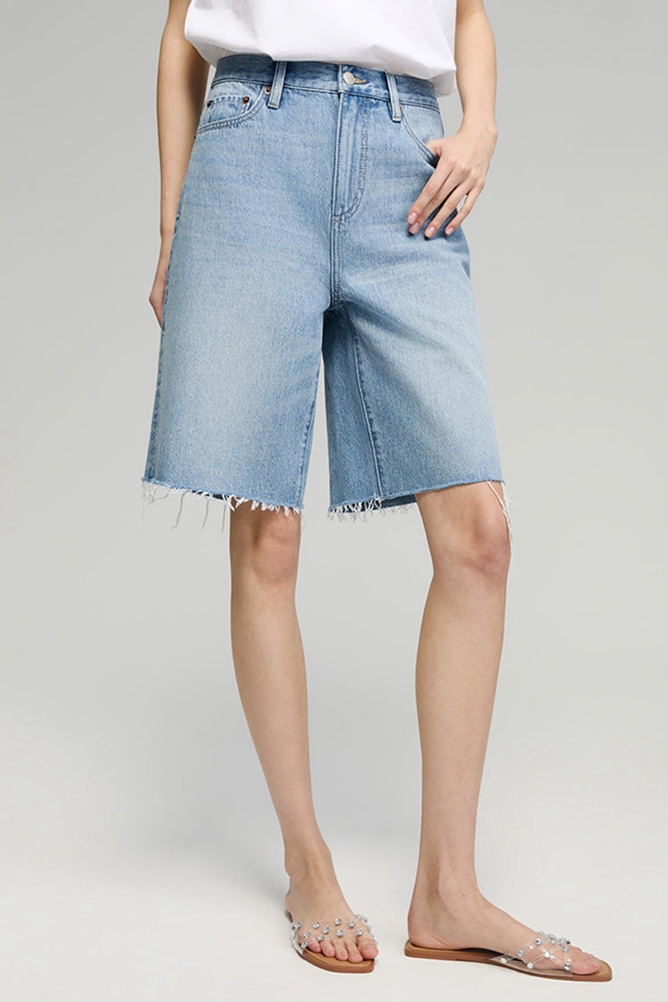 Coastal Breeze 90's Bermuda Shorts HJ807 - JUSTLUXURY