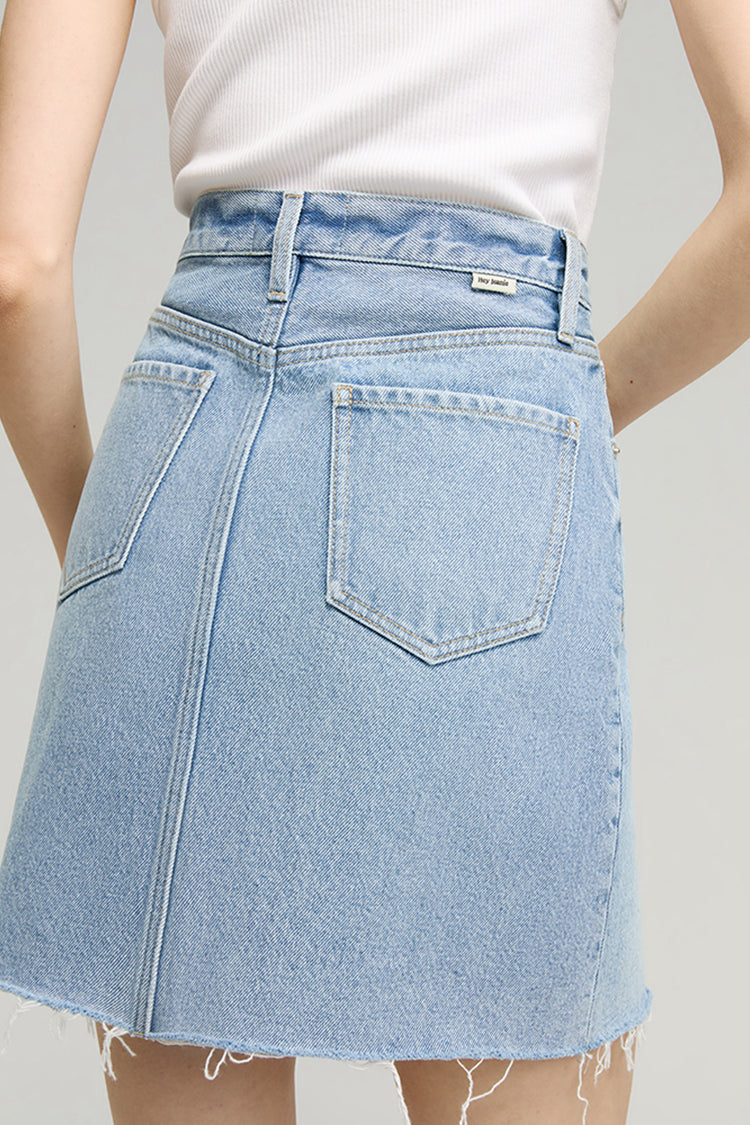 V-Waist Mini skirt HJ811 - JUSTLUXURY