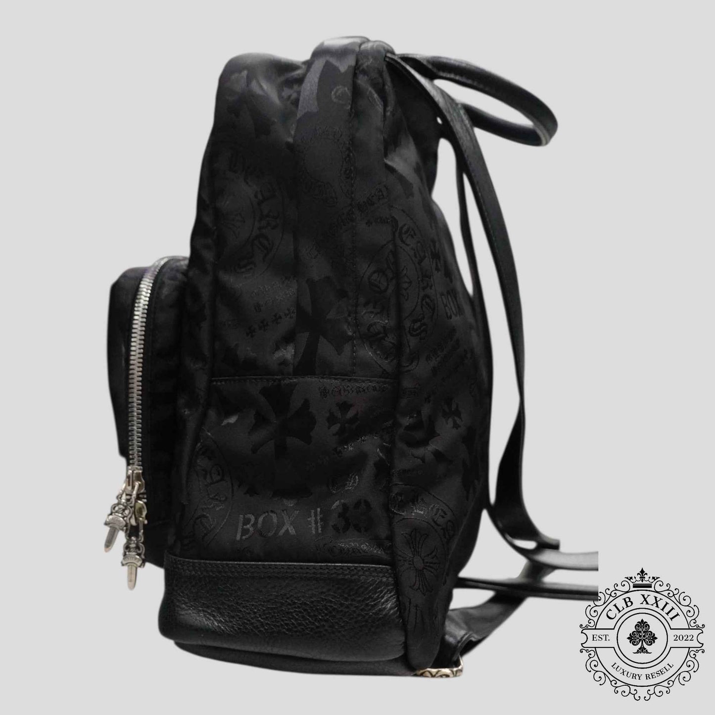 Chrome Hearts 7th Grade Multi Motif Nylon Mini Backpack in Black