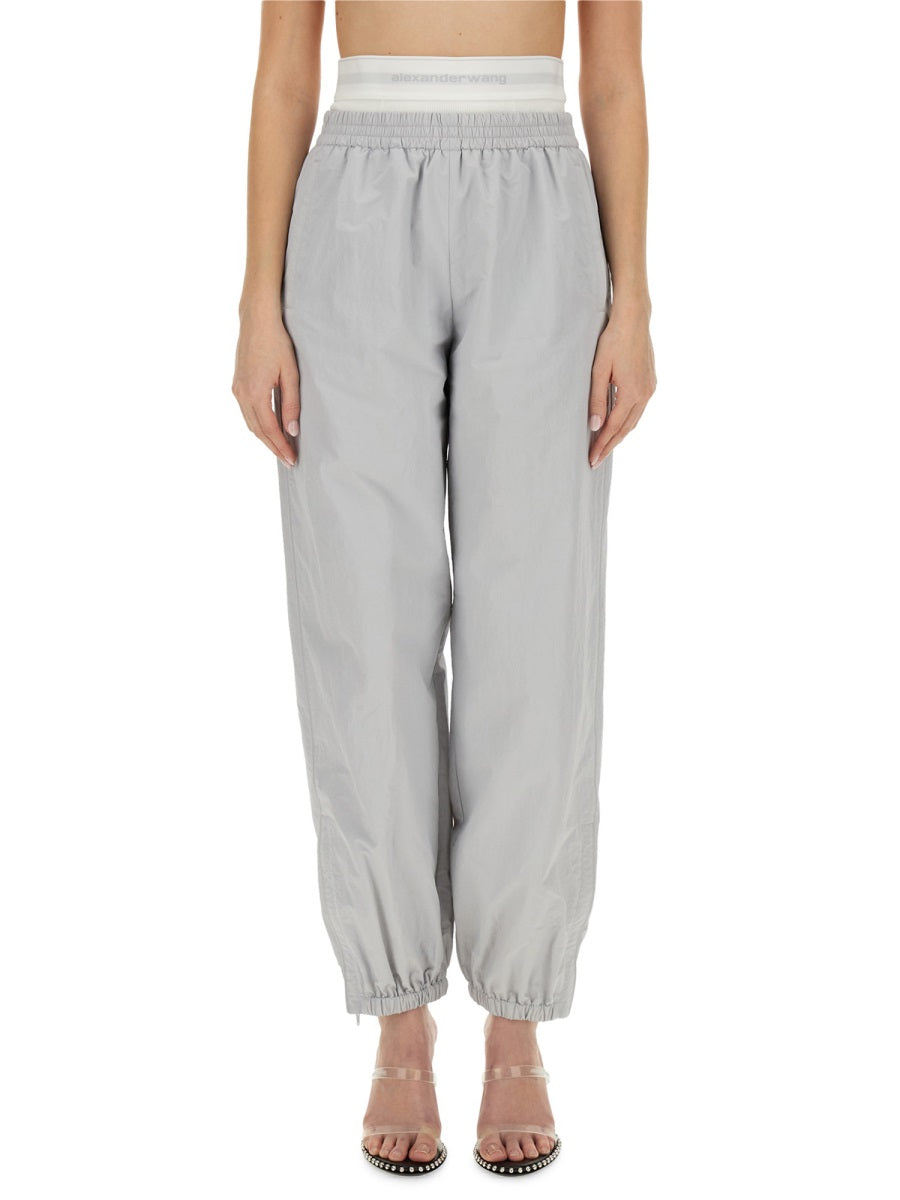 Alexander Wang Women Sports Pants With Integrated Underwear
